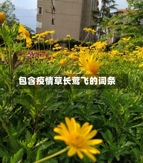 包含疫情草长莺飞的词条